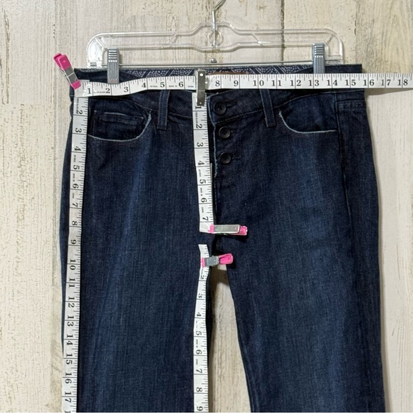 Paige Premium Denim Calabasas Super Low Rise Flare Jeans for Women - Picture 4 of 16